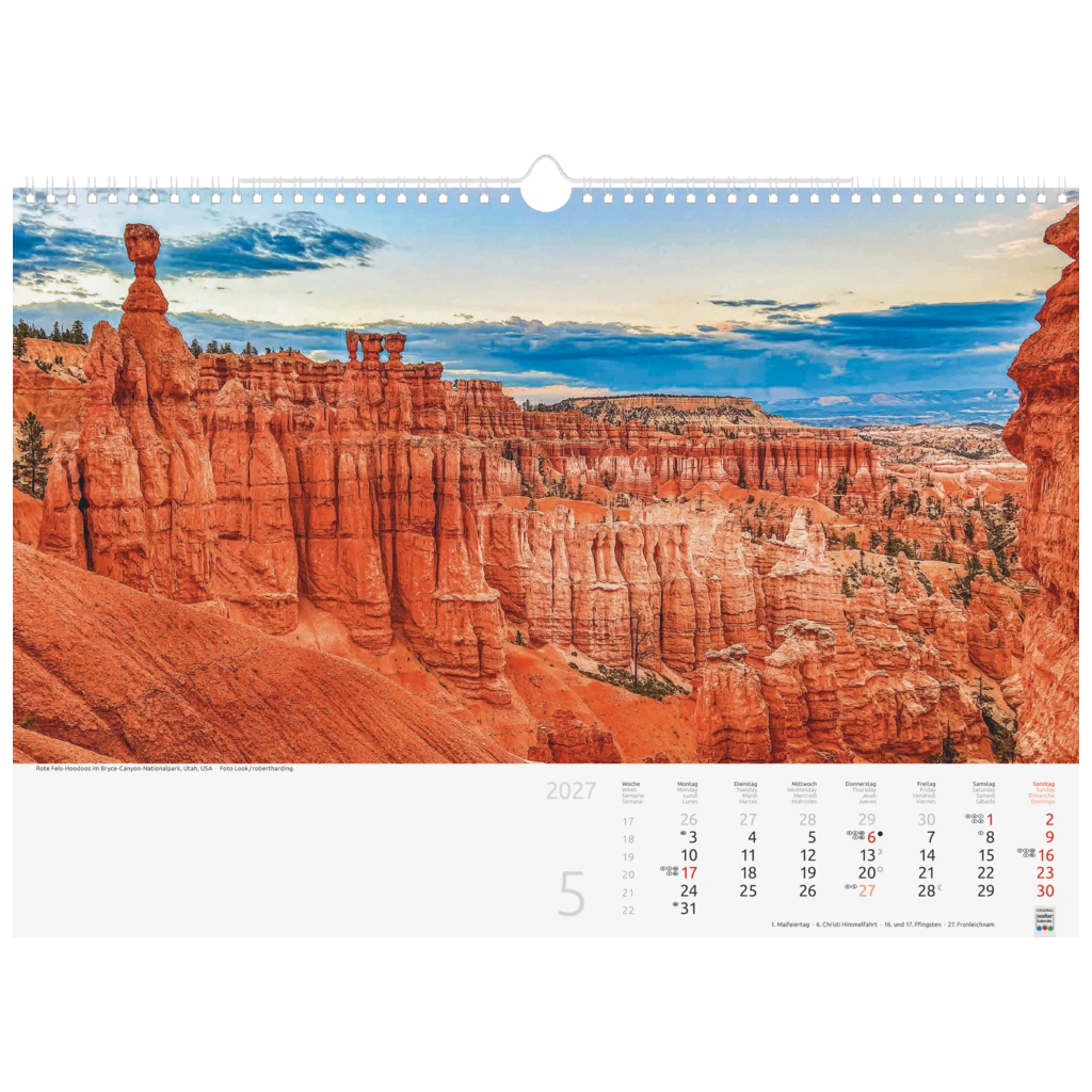 Bildkalender 2027 „Faszination Erde“ | 440×310 mm