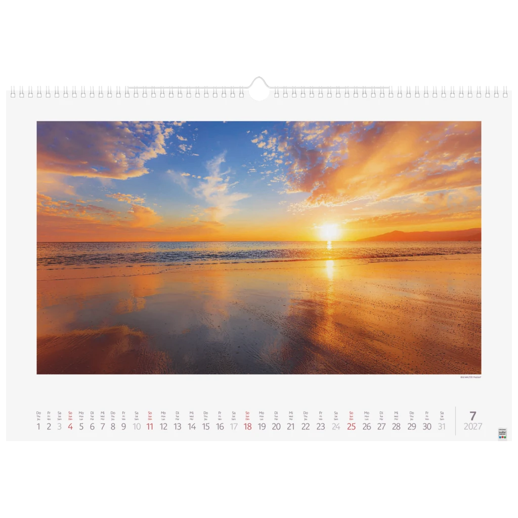 Bildkalender 2027 „Lichtimpressionen“ | 490×340 mm