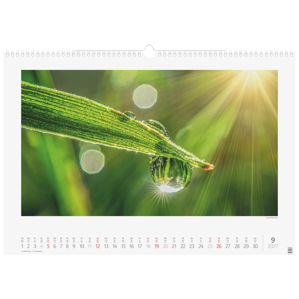 Bildkalender 2027 „Lichtimpressionen“ | 490×340 mm