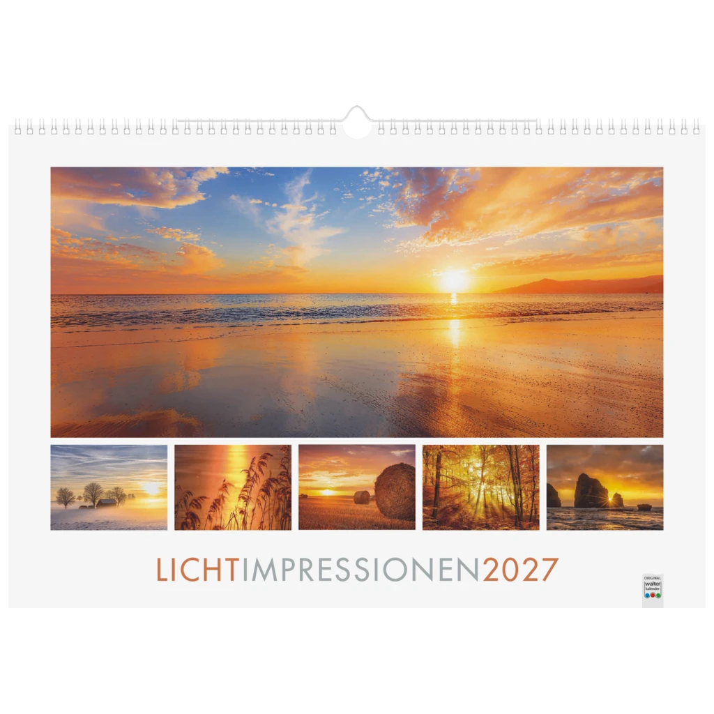Bildkalender 2027 „Lichtimpressionen“ | 490×340 mm