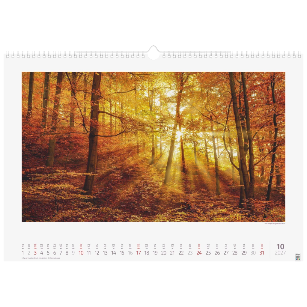 Bildkalender 2027 „Lichtimpressionen“ | 490×340 mm