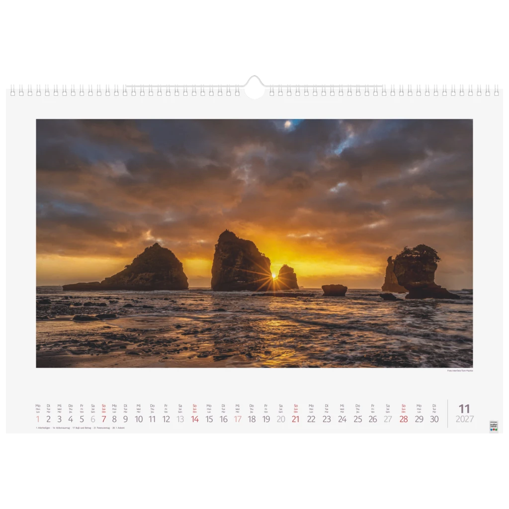 Bildkalender 2027 „Lichtimpressionen“ | 490×340 mm