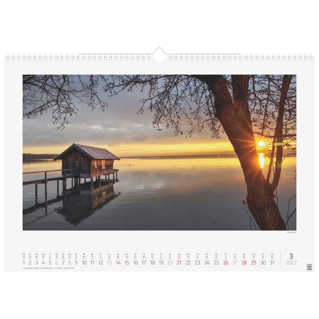 Bildkalender 2027 „Lichtimpressionen“ | 490×340 mm