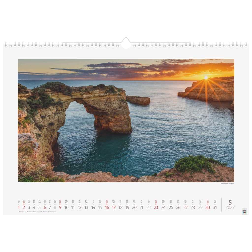 Bildkalender 2027 „Lichtimpressionen“ | 490×340 mm