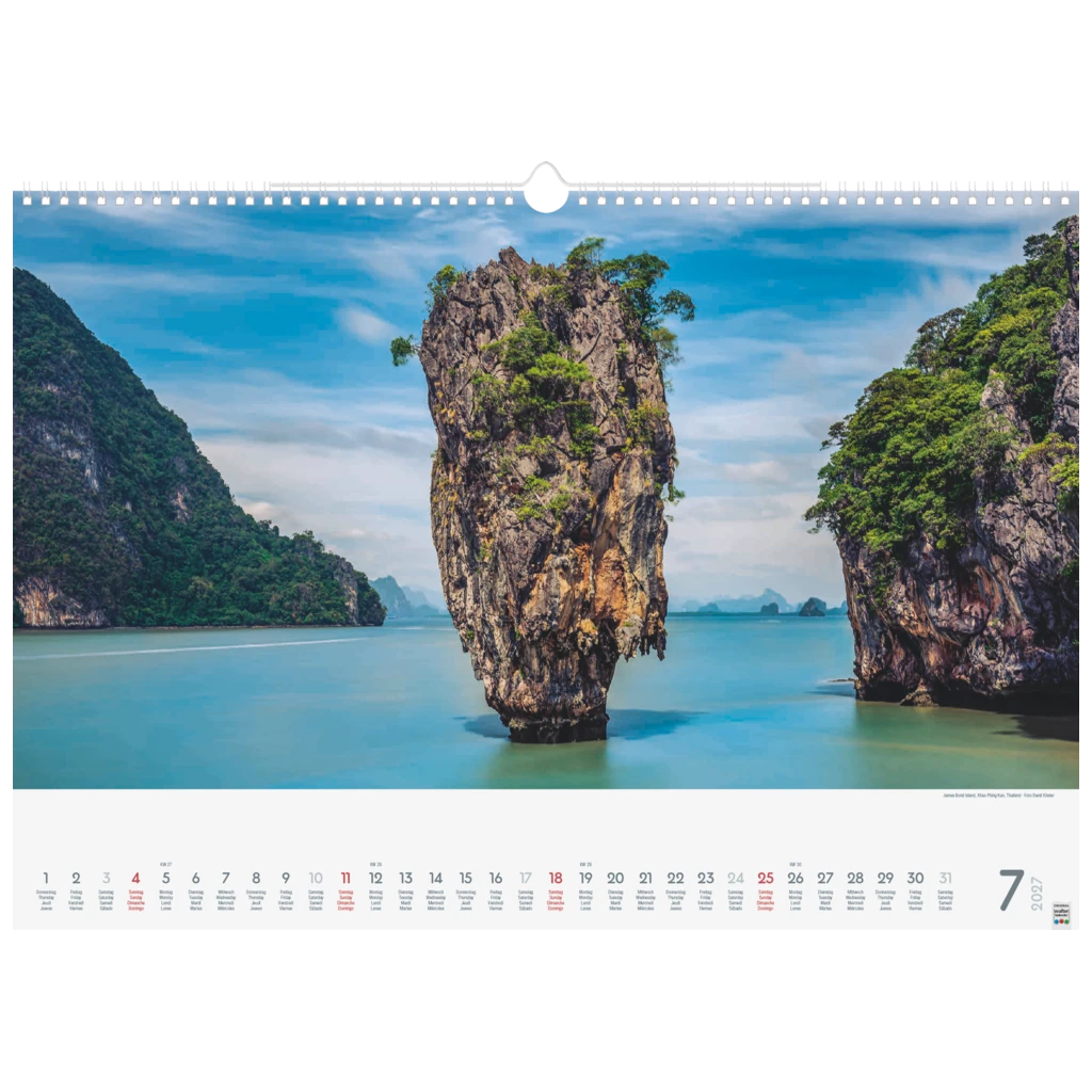 Bildkalender 2027 „Wunderwerke der Natur“ | 490×340 mm