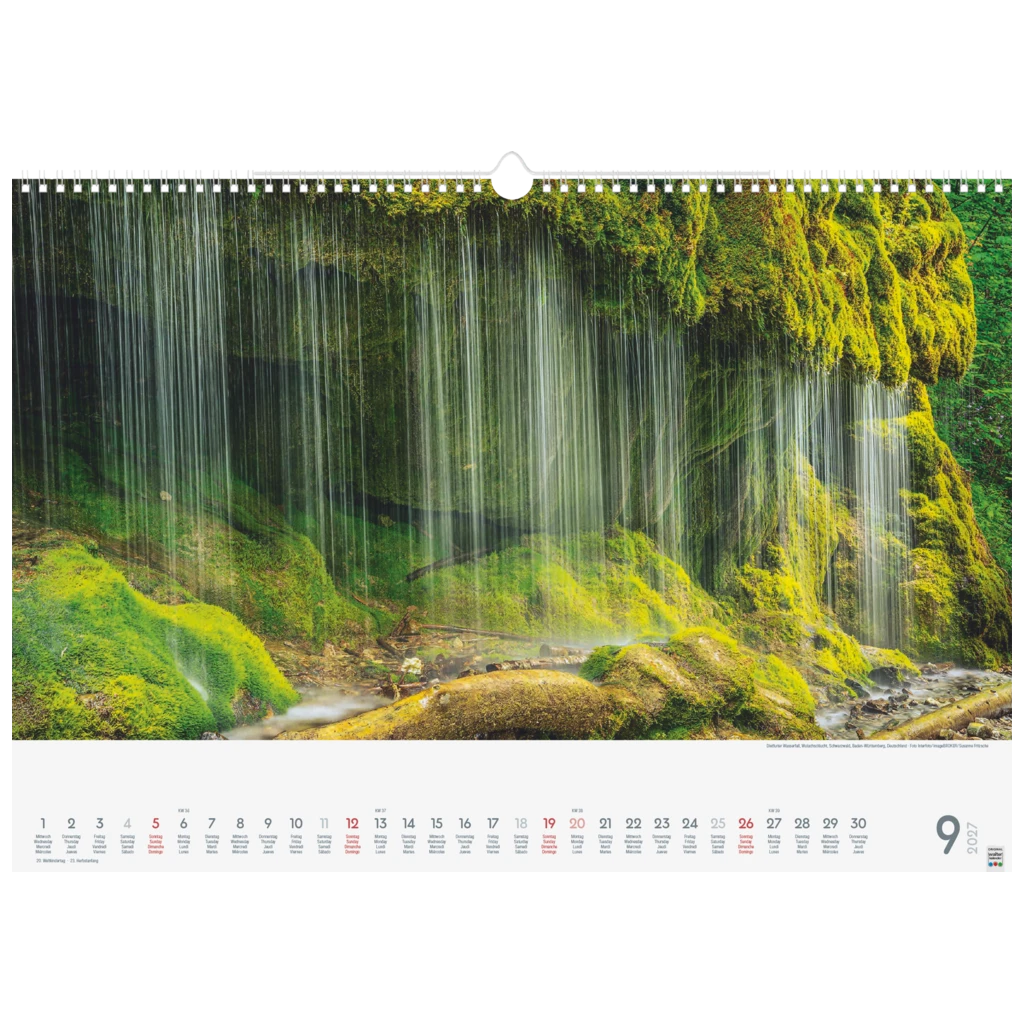 Bildkalender 2027 „Wunderwerke der Natur“ | 490×340 mm