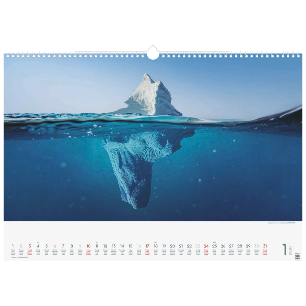 Bildkalender 2027 „Wunderwerke der Natur“ | 490×340 mm