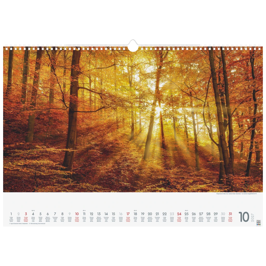 Bildkalender 2027 „Wunderwerke der Natur“ | 490×340 mm