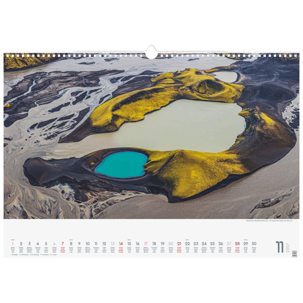 Bildkalender 2027 „Wunderwerke der Natur“ | 490×340 mm