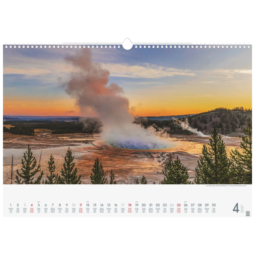 Bildkalender 2027 „Wunderwerke der Natur“ | 490×340 mm