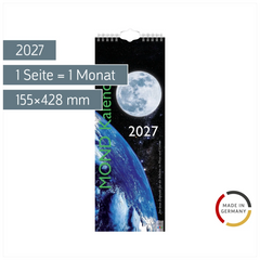Mond-Kalender 2027 | 155×428 mm