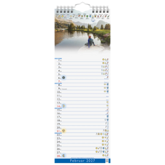 Mond-Kalender 2027 | 155×428 mm