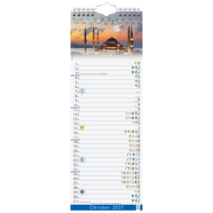 Mond-Kalender 2027 | 155×428 mm