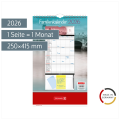 Familienkalender 2026 „Big City“ | 250×415 mm