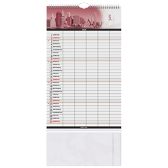 Familienkalender 2026 „Big City“ | 250×415 mm