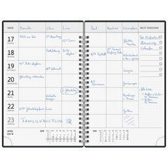 Buchkalender Familienplaner 2027 „Flowers“ | A5, Papier