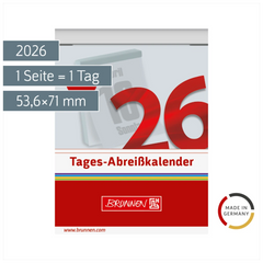 Abreißkalender 2026 Nr. 2 | 53,6×71 mm
