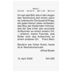 Abreißkalender '26 Nr. 3 | 54×80 mm