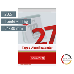 Abreißkalender 2027 Nr. 3 | 54×80 mm
