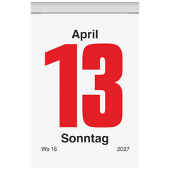 Abreißkalender 2027 Nr. 3 | 54×80 mm