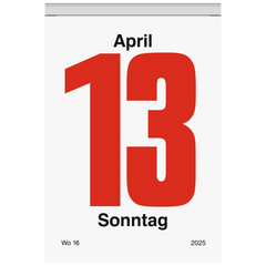 Abreißkalender '25 Nr. 5 | 81×106 mm