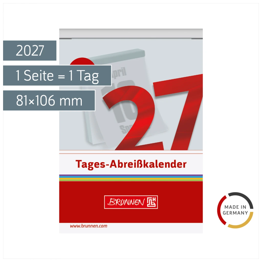 Abreißkalender 2027 Nr. 5 | 81×106 mm