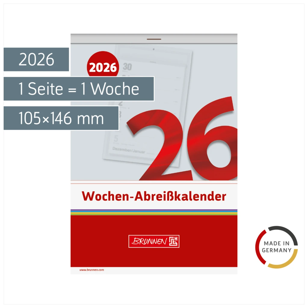 Abreißkalender 2026 Nr. 25 | 105×146 mm