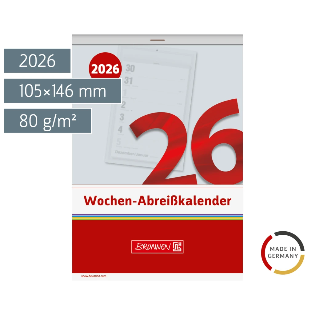 Abreißkalender 2026 Nr. 25 | 105×146 mm