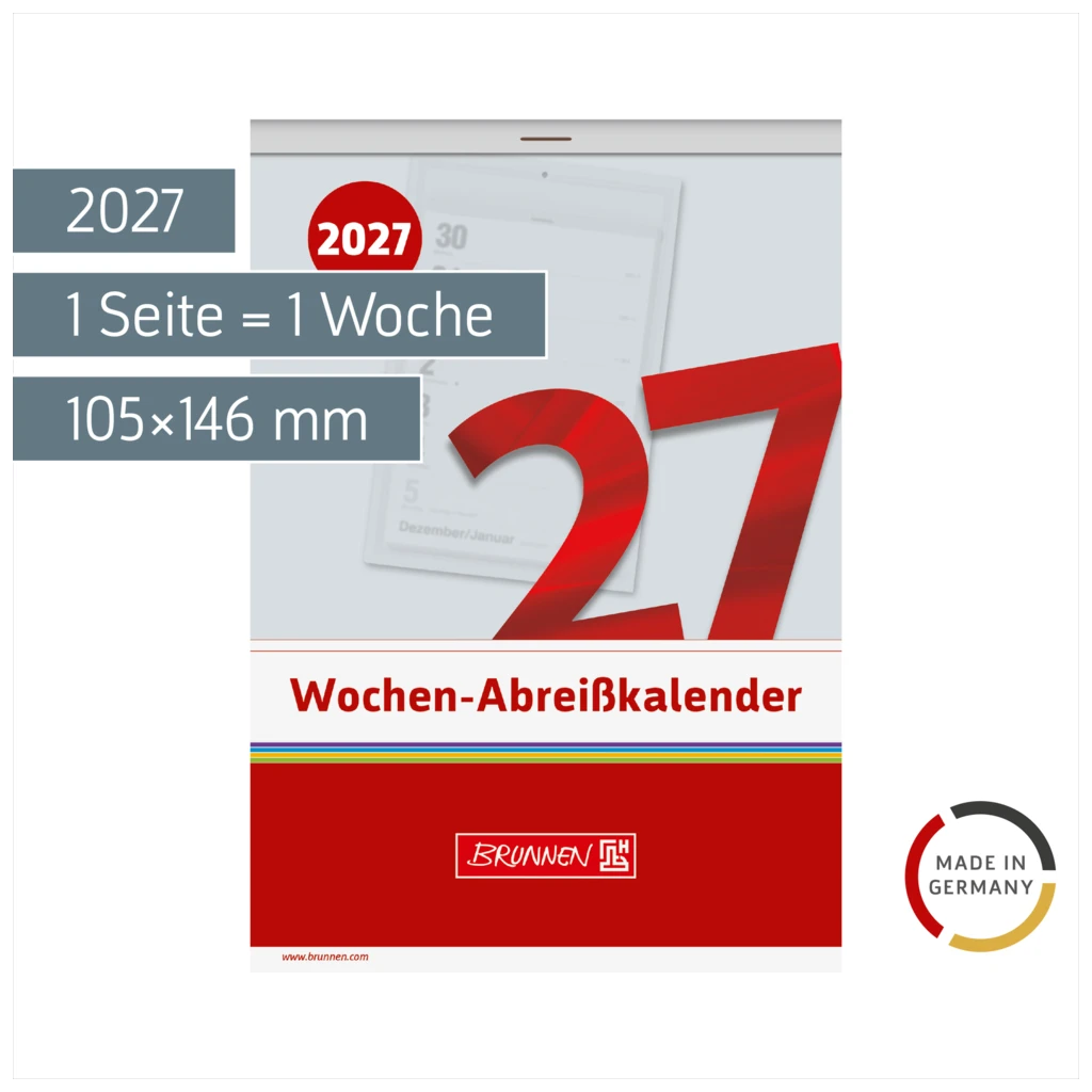 Abreißkalender 2027 Nr. 25 | 105×146 mm