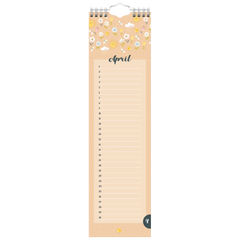 Geburtstagskalender | 95×345 mm, bunt