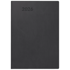 Taschenkalender Mod. 713 2026 | A7, Kunststoff, schwarz