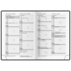 Taschenkalender Mod. 713 2027 | A7, Kunstleder, bordeaux