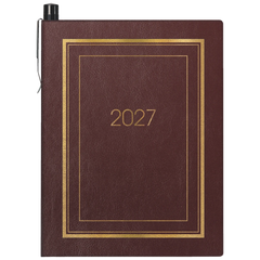 Taschenkalender Mod. 713 2027 | A7, Kunstleder, bordeaux