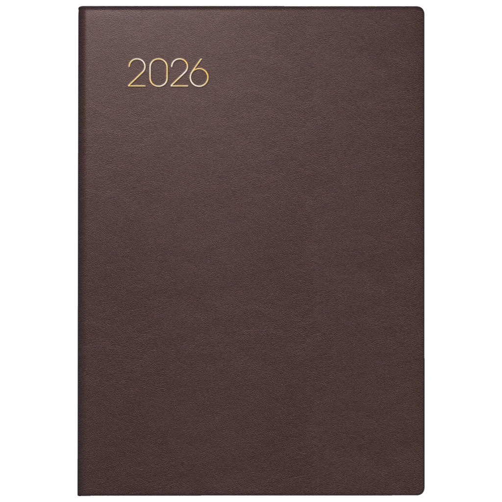 Taschenkalender Mod. 713 2026 | A7, Leder, bordeaux