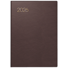 Taschenkalender Mod. 713 2026 | A7, Leder, bordeaux