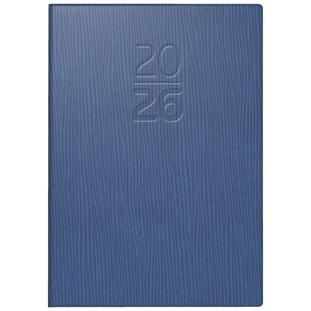 Taschenkalender Mod. 713 2026 | A7, Kunstleder, blau