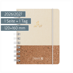 Schülerkalender 2026/2027 „Naturality“ | A6, Textil