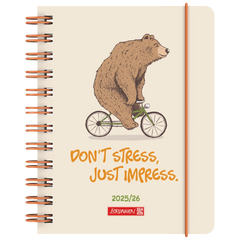 Schülerkalender 2025/2026 „Bear“ | A6, Kunststoff