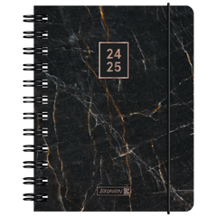 Schülerkalender '24/'25 „Black Marble“ | A6, Kunststoff