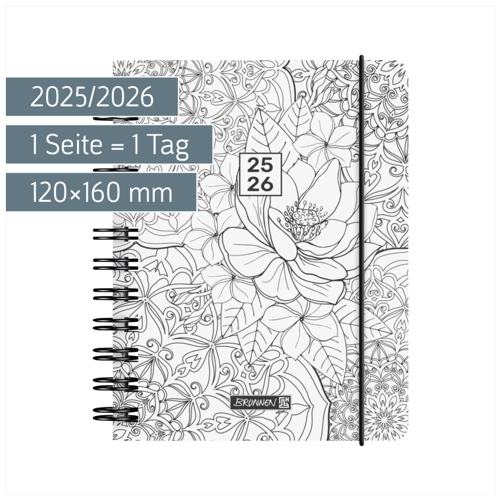 Schülerkalender 2025/2026 „ZENart“ | A6, Kunststoff