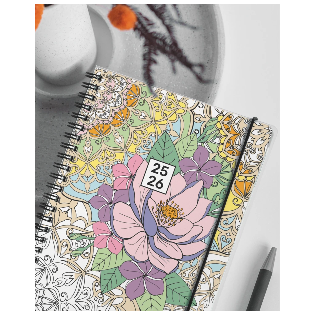 Schülerkalender 2025/2026 „ZENart“ | A6, Kunststoff