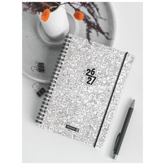 Schülerkalender 2026/2027 „ZENart“ | A6, Kunststoff