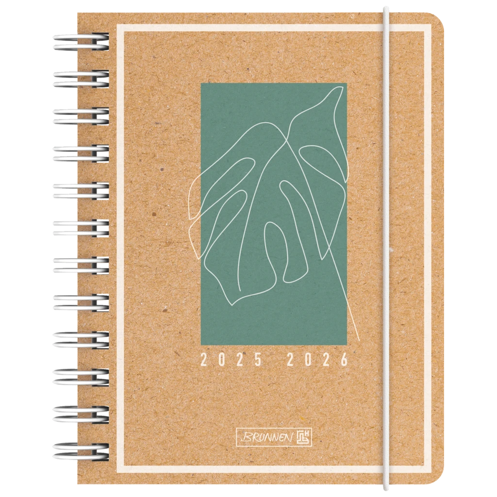 Schülerkalender 2025/2026 „Jungle Leaf“ | A6, Papier