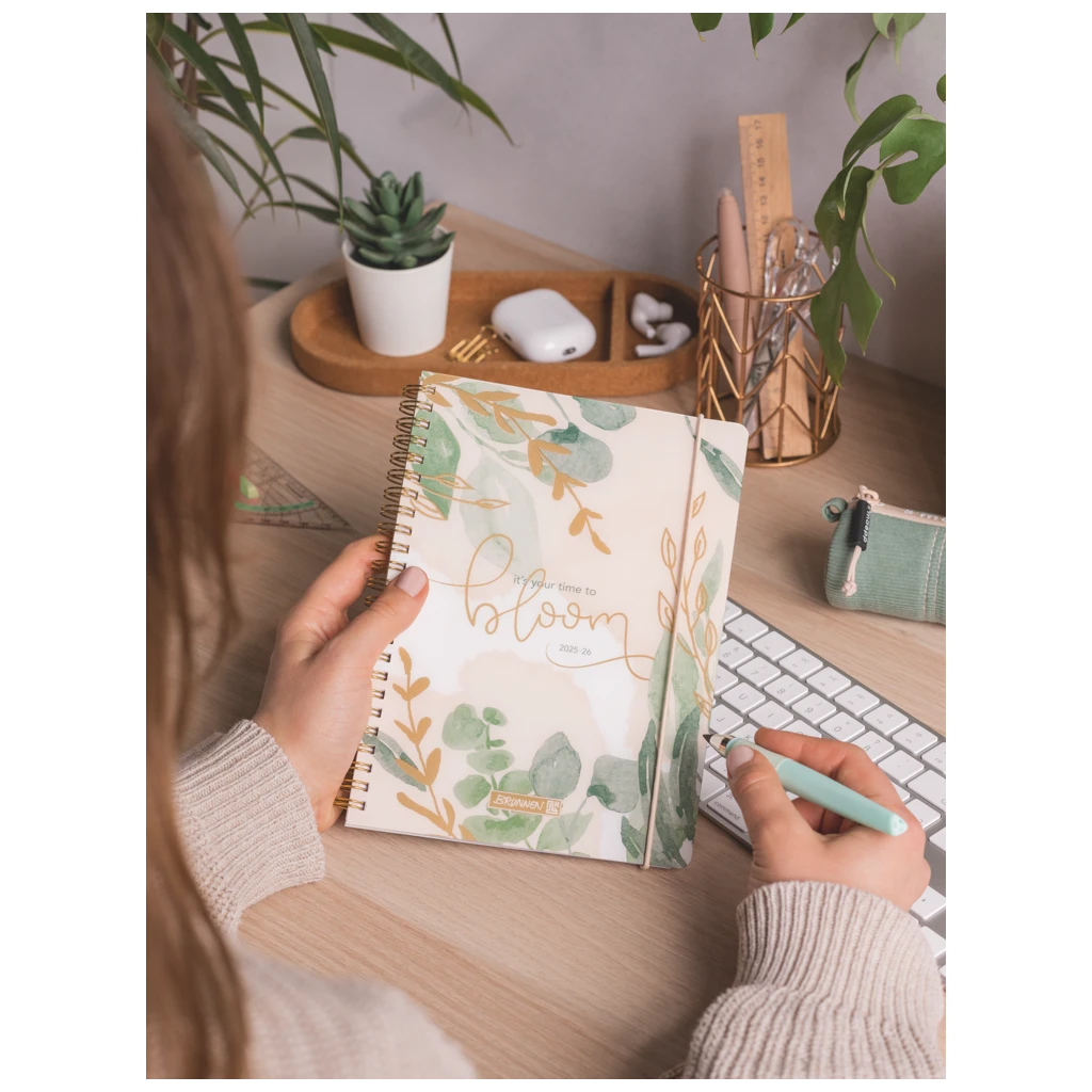 Schülerkalender 2025/2026 „Bloom“ | A6, Kunststoff