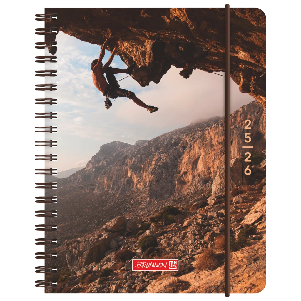Schülerkalender 2025/2026 „Cliffhanger“ | A6, Kunststoff