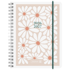 Schülerkalender 2026/2027 „Daisy“ | A6, Kunststoff
