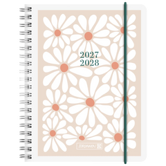 Schülerkalender 2027/2028 „Daisy“ | A6, Kunststoff
