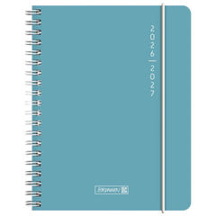 Schülerkalender 2026/2027 „Plain Blue“ | A6, Kunststoff
