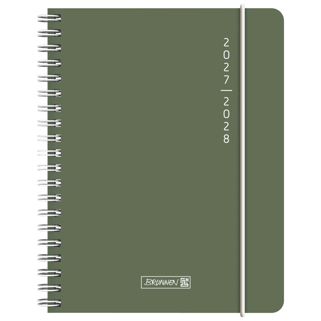 Schülerkalender 2027/2028 „Plain Colour“ | A6, Kunststoff