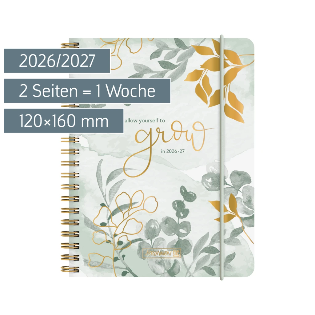 Schülerkalender 2026/2027 „Bloom“ | A6, Kunststoff